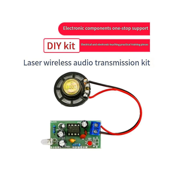 DIY Laser Trådløs Lydtransmisjonssett Elektronisk Produksjon DIY Elektronisk Undervisningseksperiment