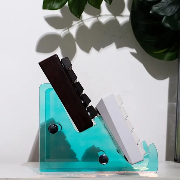 Lag Acrylic Tastatur Display Stativ Klar Mekanisk Tastatur Holder Opbevaringsbeslag Til Tablet