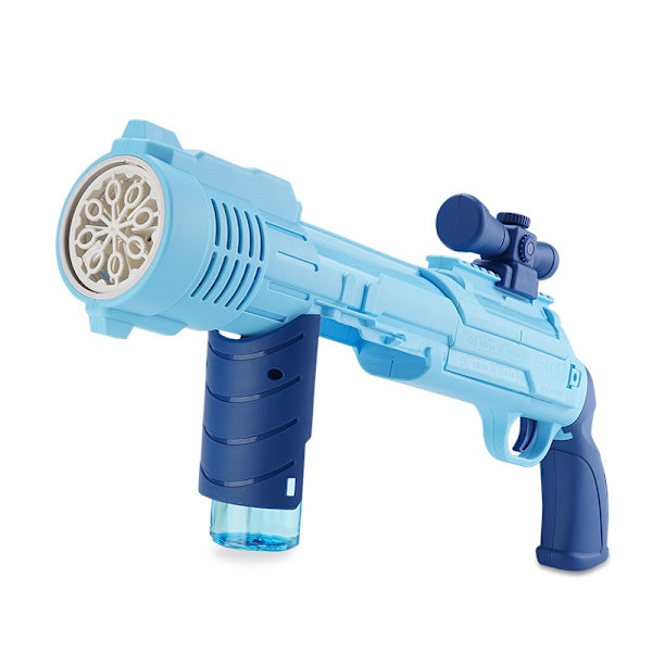 Pistolformad bubbelpistol, barnbubbelmaskin med över 10 000 bubblor per minut, med bubbellösning.2, barnbubbelleksakspresent/födelsedag/fest