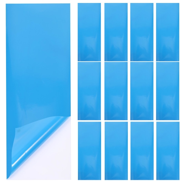 20 stk. undervands pool lappekit vinyl pool lappe vinyl pool lappe vinyl pool liner reparationskit（25X10cm，blå）