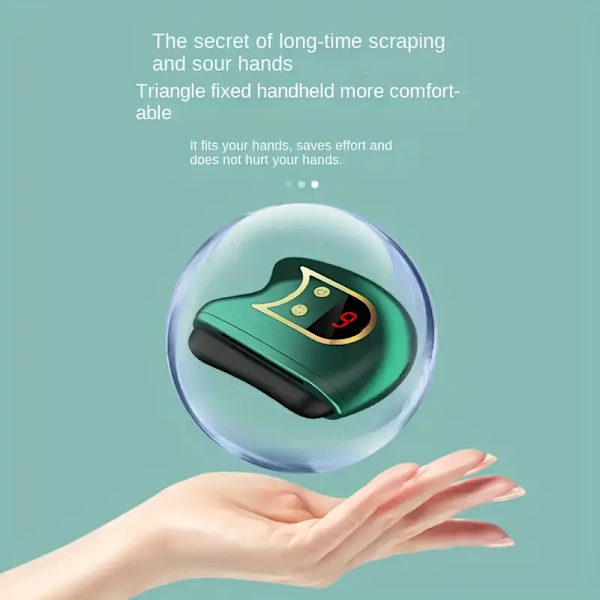 Elektrisk GuaSha-brett, Meridian Brush Massager Gua Sha-instrument, ni-trinns justering