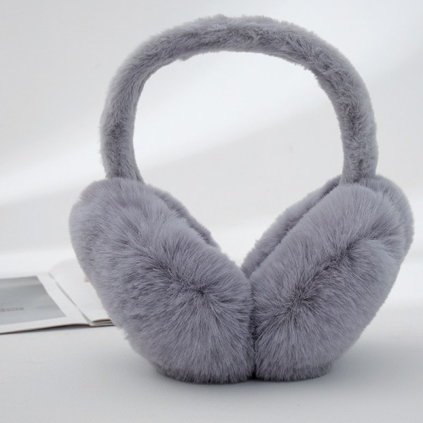 Vinter øreværn til kvinder - Kabelstrik lodne fleece høreværn til koldt vejr