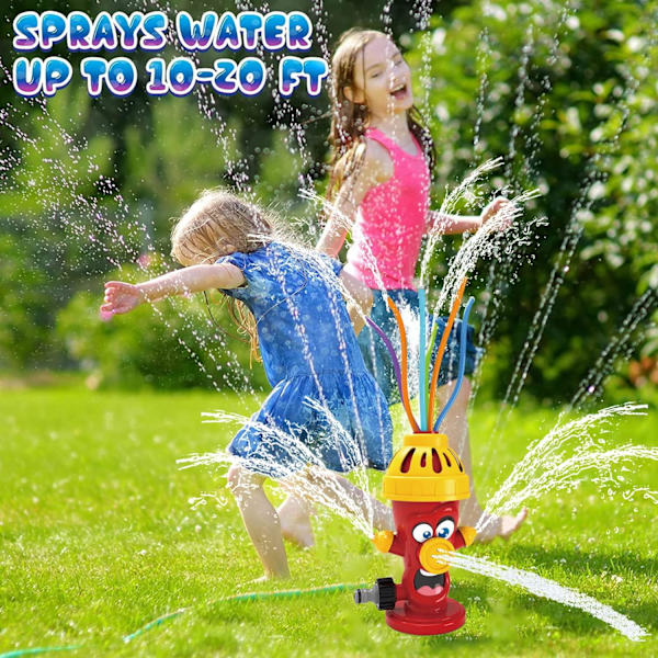 Sprinklerleksaker för barn, gräsmattesprinkler för barn, vattenleksaker för barn utomhus, vattenleksaker trädgård, för utomhusbruk för barn