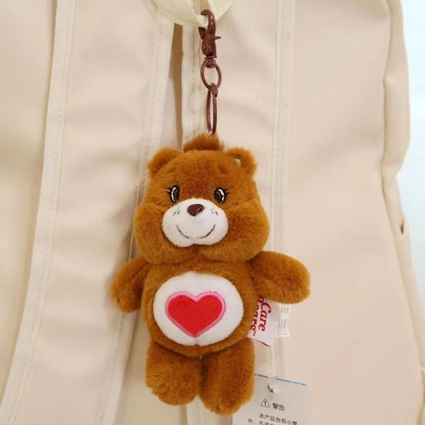 carebears regnbågsbjörn hänge vård björn docka hänge docka plysch leksak flicka present[HSF]（15cm，5）