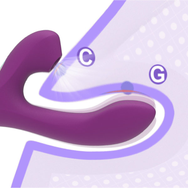 Klitorissugare Kvinnlig Masturbator AV Vibrator Stick Sexleksak