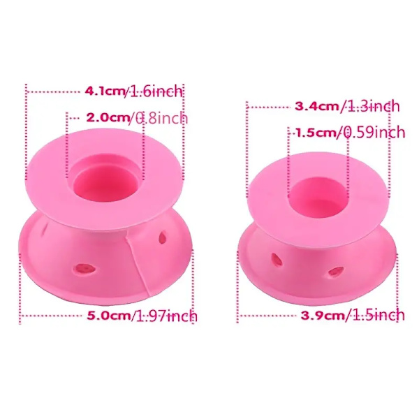 40 stk. Pilz Curler Half Puff Roll Kein Clip Half Stil Roll Weiche Magie DIY Curling Frisur Werkzeuge Half Zubehör