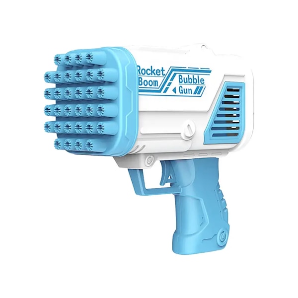Elektrisk bubbelpistol, 32-håls bubbelmaskin, barnkalaspresenter, utomhusleksaker!