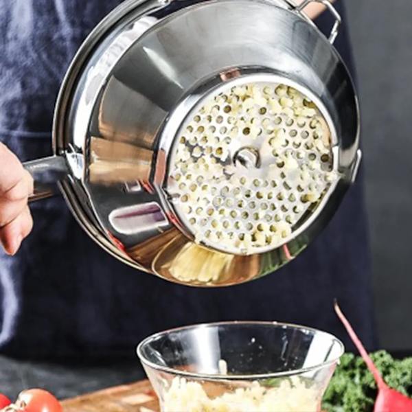 Rostfri matmixer syltmixer kvarn potatispress potatispress grönsaks- och fruktkvarn