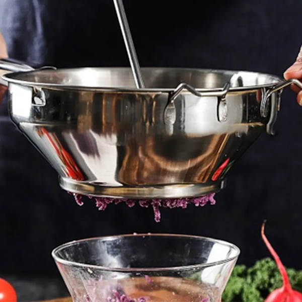 Rostfri matmixer syltmixer kvarn potatispress potatispress grönsaks- och fruktkvarn