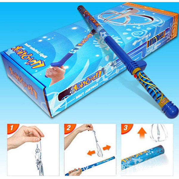 Sjov Fly Stick Elektrisk Statisk Tryllestav Videnskabssæt Uddannelseslegetøj Fantastisk Levitation Tryllestav Med 10stk Flyvende Former WYBEST
