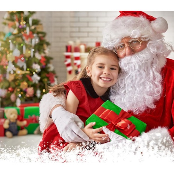 Jultomte Skägg Jultomteluva Jultomtekostym Tillbehör