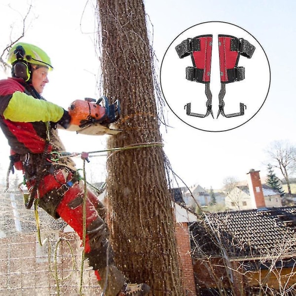 Tree Climbing S Set Tool med selebälte Justerbart för klättrare som loggar frukt
