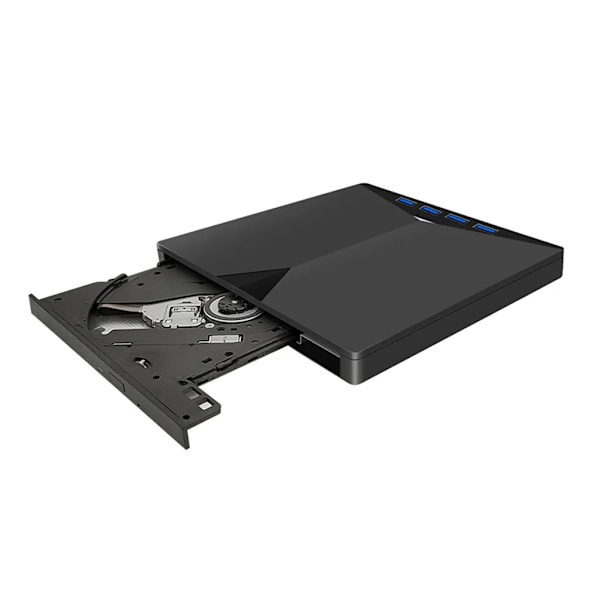 Ulkoinen CD DVD-asema Windows11 Mac OS, 7-in-1-asema, USB3.0 SD TF-portti, SLR-kamerat digitaalikamerat USB-muistitiedon lukeminen