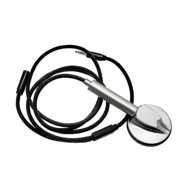 Electronic Digital Stethoscope Mobile Phone Recorder Stethoscopef-f（Silver）