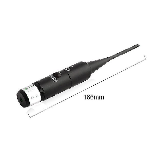 Laserkalibrator Aluminiumslegeringskalibrator Drejfri Laserkalibrator 8-hullers justerbar adapter til kaliber 0,177 til 0,50 (grøn laser)