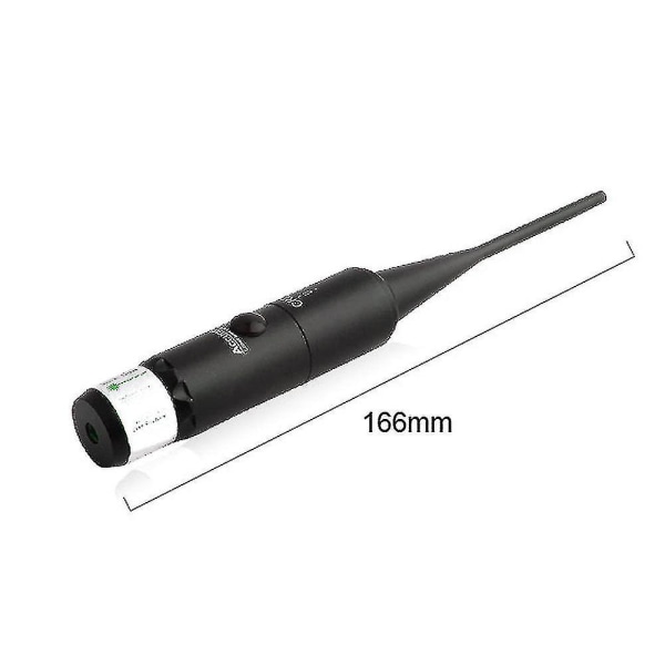 Laserkalibrator Kalibrator av aluminiumlegering Vridfri laserkalibrator 8-håls justerbar adapter för kaliber 0,177 till 0,50 (grön laser)