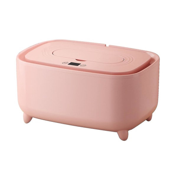 Baby Wipe Warmer Intelligent Justerbar temperatur Stor kapacitet Spædbørnsservietter Varmevarmer (Pink)