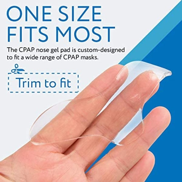 Pakke med 10 CPAP maskepuder - CPAP næsepuder - tilbehør til CPAP maskiner