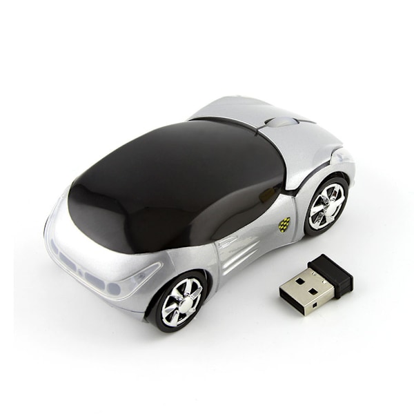 2.4G trådløs bilmus med USB-mottaker 1600DPI optisk mus for PC datamaskin bærbar PC nettbrett, høy søt mus for Win XP//Win7/ME/2000/for Mac OS