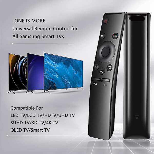 Universal fjärrkontroll kompatibel med alla Samsung TV 3D Smart TVs med knappar (BN59-01259B/E/D BN59-01260A 01241A)