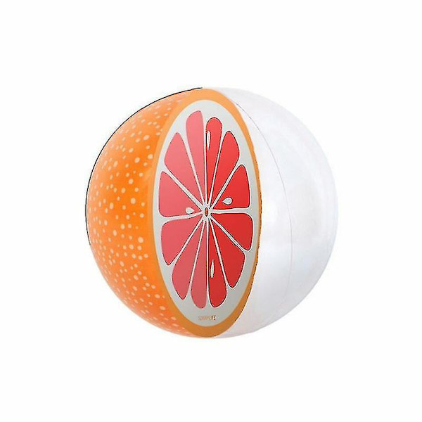 1 st Kreativ uppblåsbar boll Simulering Vattenmelon Orange Gummiball Strand Pool Leksaker Strandfest Tillbehör Strandboll（1）
