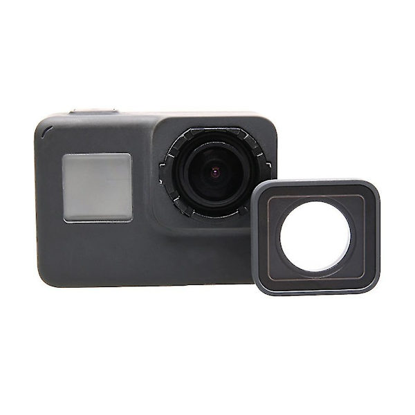 Kameralinse af glas til Gopro Hero7 6 5 reservedele linsedæksel udskiftning UV-linse til Gopro Hero7 6 (sort)
