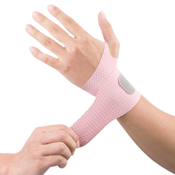 Ultratunt handledsstöd, justerbara handledsremmar/bandage för gym, andningsbara handledsskydd, kompressionshandledsbandage