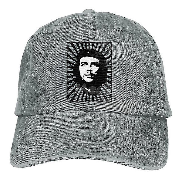 Wild Casquette Che Guevara Cuba Communism Revolution Outdoor Cap Navy Cotton Unisex Hat Säädettävä baseball-lippis (One size，C1)