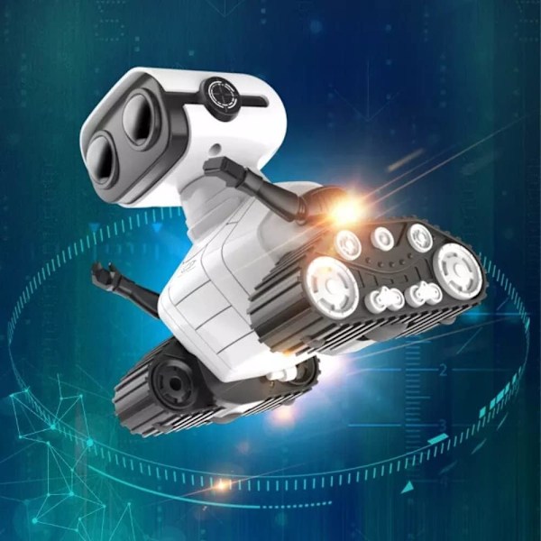 Robotleksaker, flexibla RC-robotar för barn, fjärrstyrda robotleksaker med dansande sångmusik och LED-ögon, födelsedagspresenter barn pojkar flickor i åldern 4-7
