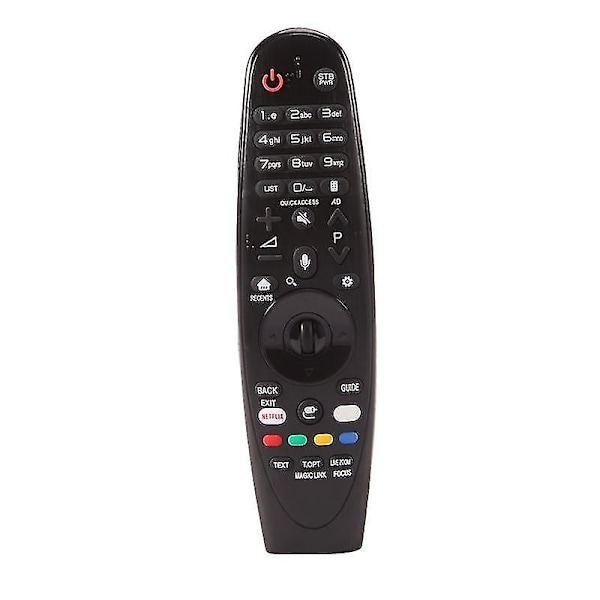 An-mr650a erstatningsfjernkontroll med stemmefunksjon og flygende musefunksjon for Lg Smart TV（svart）