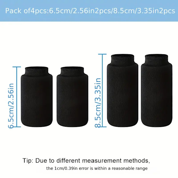 Finger Ice Sleeves, 4 Ice Packs för fingrar, tummar och tår, varm och kall terapi för artrit, tendinit, trigger finger och svullna fingrar