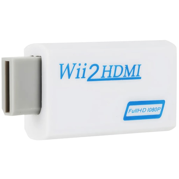 Wii till HDMI-omvandlare Stick WII till HDMI-videoadapter för Wii U & Mini TV Projektor TV-skärm stöder 1080P Retoo