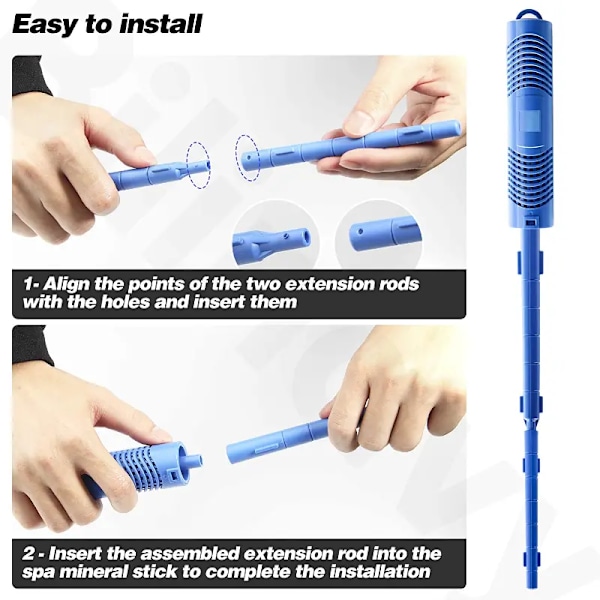 Rengjør og desinfiser bassenget med Universal Mineral Sticks!