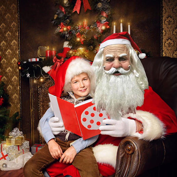 Jultomtemask - Karnevalsmask för Jultomten