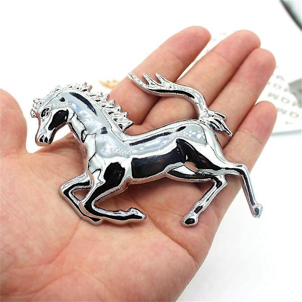 3d Metal Häst Bilfönster Bumper Body Sticker Badge Emblem Logo Dekal Tillbehör Passar dekoration för Ferrari（Guld）