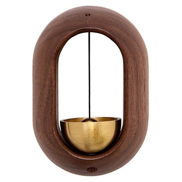 Japansk stil Wind Chime Dörrklocka Sug Dörrtyp Kopparklocka Pendel Ingångspåminnelse Magnetisk Su