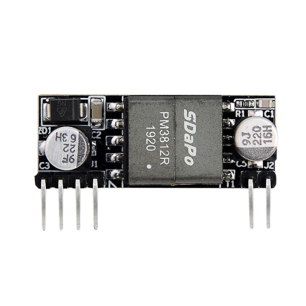 Dp1435 Embedded Pin Type Standard 48v Small Size Understøtter 100m Gigabit Poe-modul（sort）