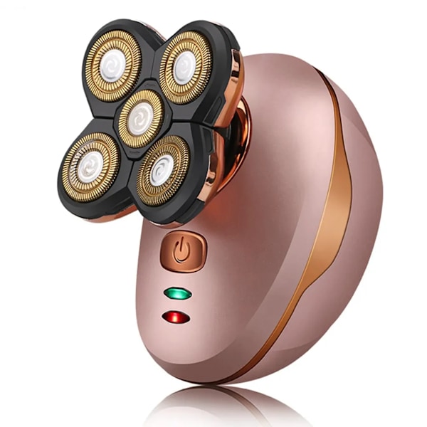 Kvinners barbermaskin Smertefri Elektrisk Dame Kroppshaver Bærbar Kvinner Barbermaskin Menn Barbermaskin, Rose Gold