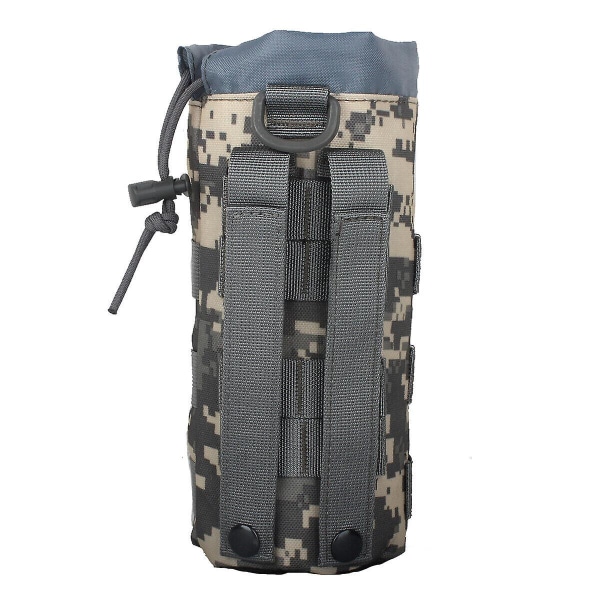 Outdoor Tactical Molle vannflaskepose Militær turbelteholder vannkokerpose（ACU）