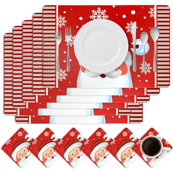 Julbordstabletter, 6 Torkbara PVC-tabletter