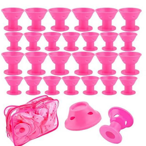 40 stk. Pilz Curler Half Puff Roll Kein Clip Half Stil Roll Weiche Magie DIY Curling Frisur Werkzeuge Half Zubehör