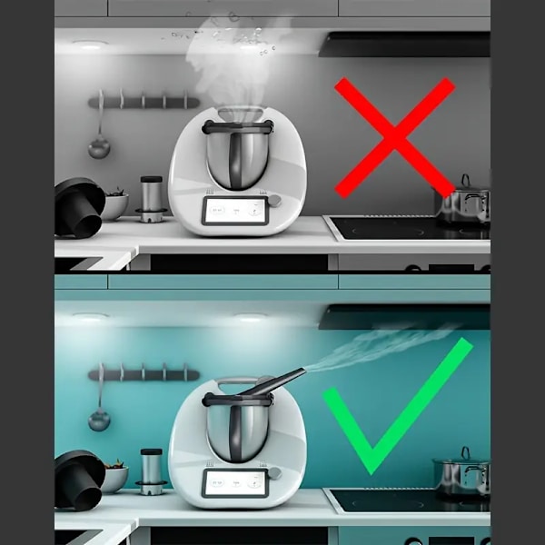 Ångavledare ångavledning skållningsskydd Thermomix Xiaomei TM5TM6 tillbehör