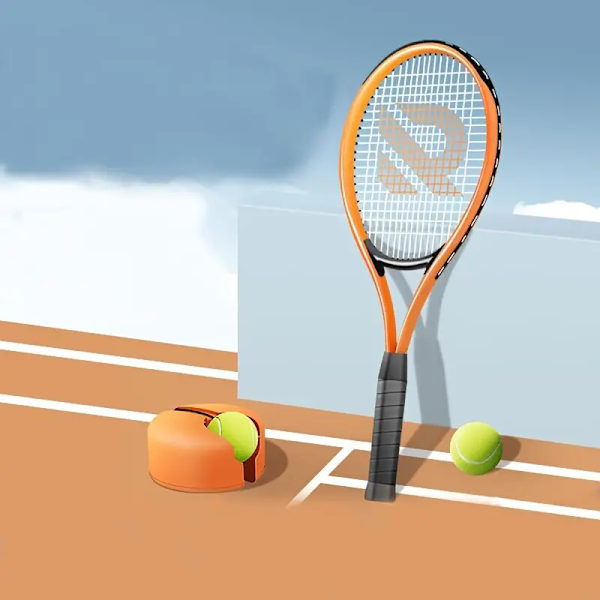 Elastisk tau tennisball, tennis treningsball med elastisk snor for nybegynnere