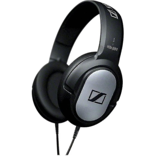 Sennheiser Hd 201 lukkede dynamiske stereohovedtelefoner til studieperformance live og djs