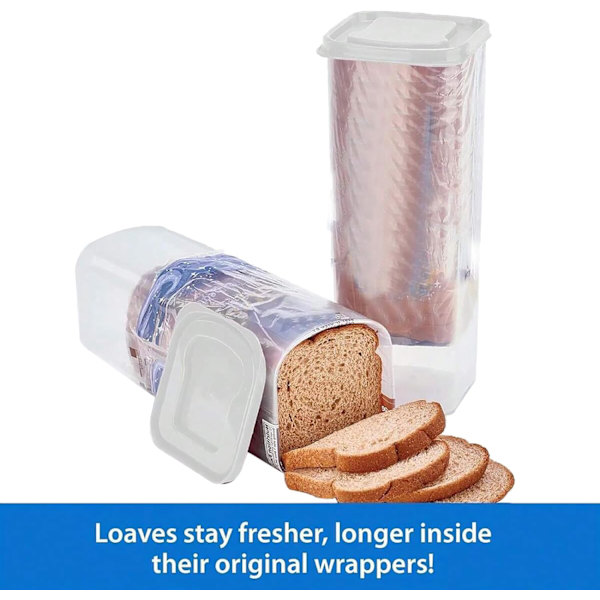 Bröd förvaringslåda, plast förvaringsbehållare för smörgåsbröd