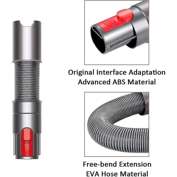 Utvidbar fleksibel slange for Dyson V7 V8 V10 V11 Sv10 Sv11-serien, forlenger utvidbar slange Dyson-tilbehør