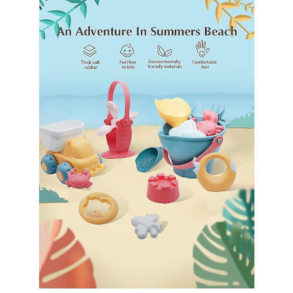 Børns Strandlegetøj 5-17 Baby Strandlegetøj（14 PCS）