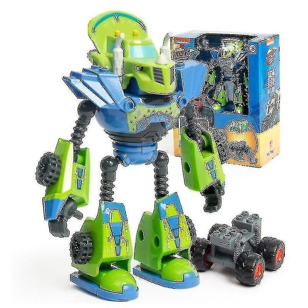Blaze Monster Machines Anime Figur Tegnefilm Plast/legering Deformeret Bil Action Figur Model Børn Legetøj Børn Fødselsdagsgaver - Action Figurer（Grøn）