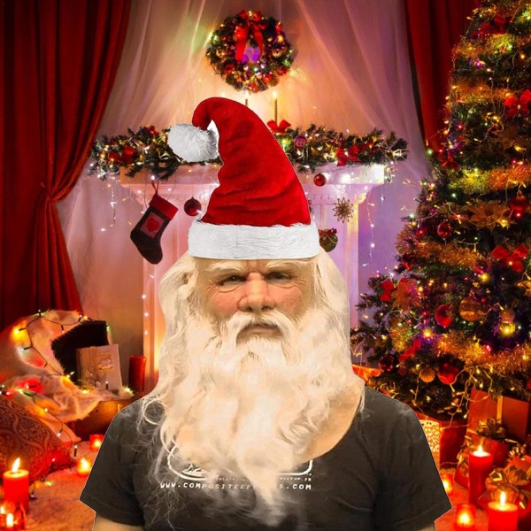 Jultomtemask, Jultomtemask i latex