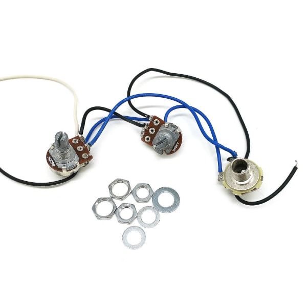 P Bass Humbucker Pickup Esijohdotetut set W/ 1t1v 1jack, 4 String Bass Pi